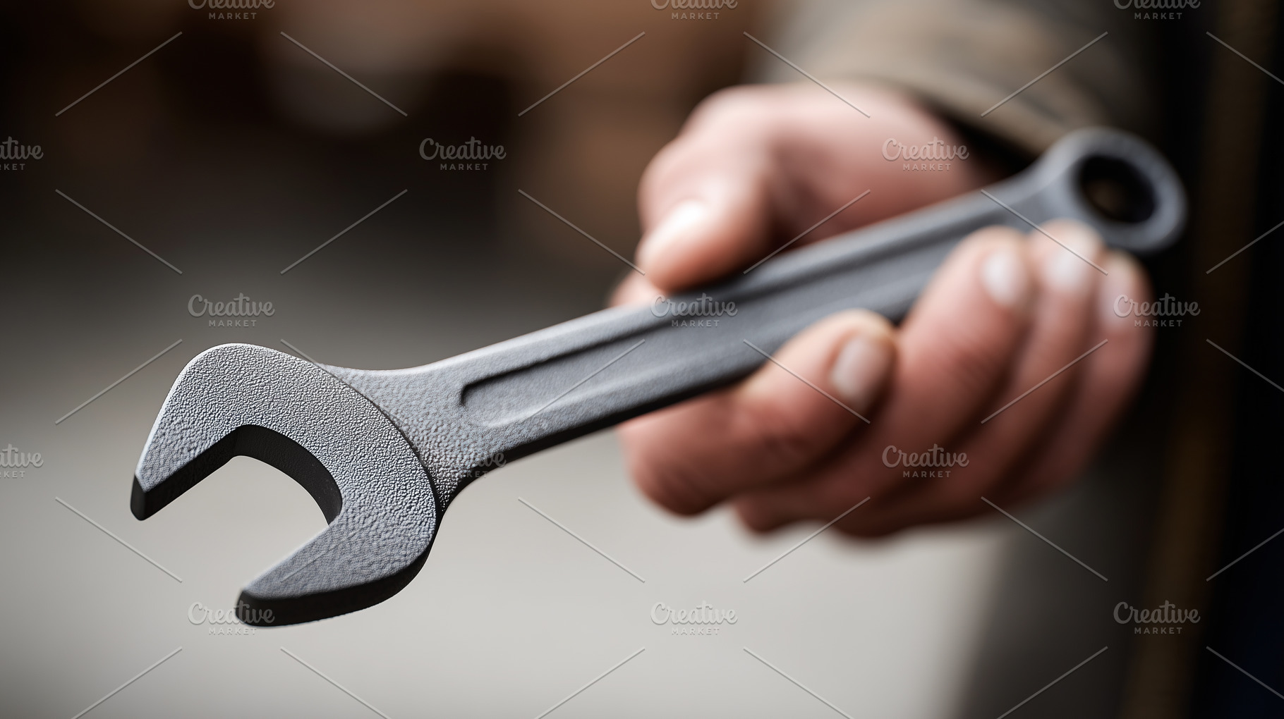 Close up of a hand holding large, an Industrial Photo by MistyDay