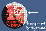 My First Valentine's Day Png, an Illustration by Canvas Craft (Thumbnail 2 of 6)