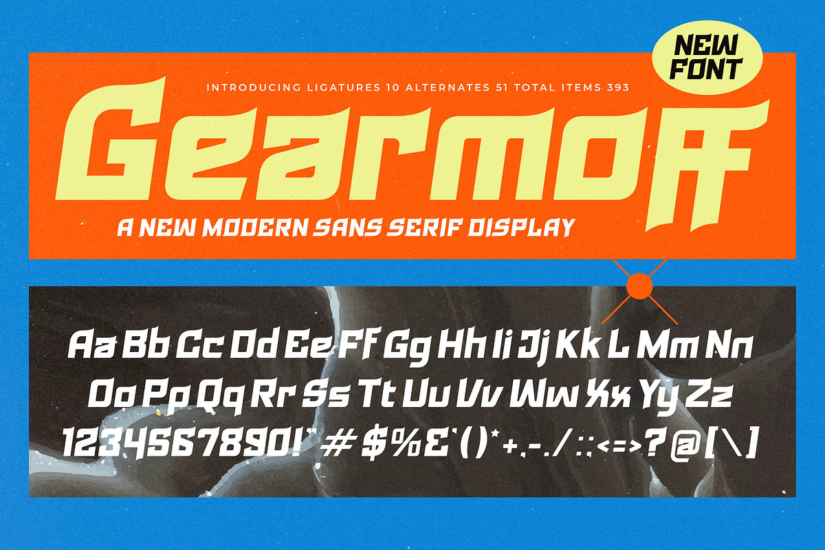 Gearmoff Modern Display Sans Serif, a Sans Serif Font by timelesstype.co (Photo 1 of 20)