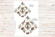 Halloween Envelopes Pointed Flap, a Seasonal Illustration by Print Haven Mochi Vintage (Thumbnail 2 of 4)