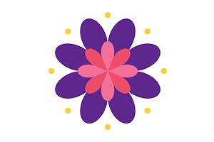 Mexican traditional flower. Ethnic, an Object Illustration by the8monkey