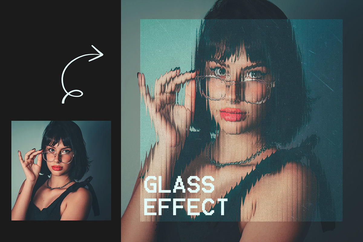 Fractal Glass Effect Photoshop, a Brushes & More by liptouse (Photo 1 of 8)