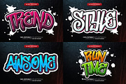 Graffiti 3D Text Effect, a Layer Style Add-On by Agung Kreatif (Thumbnail 1 of 5)