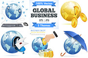 Global Business Concepts, a Finance Illustration by TAlex (Thumbnail 1 of 6)