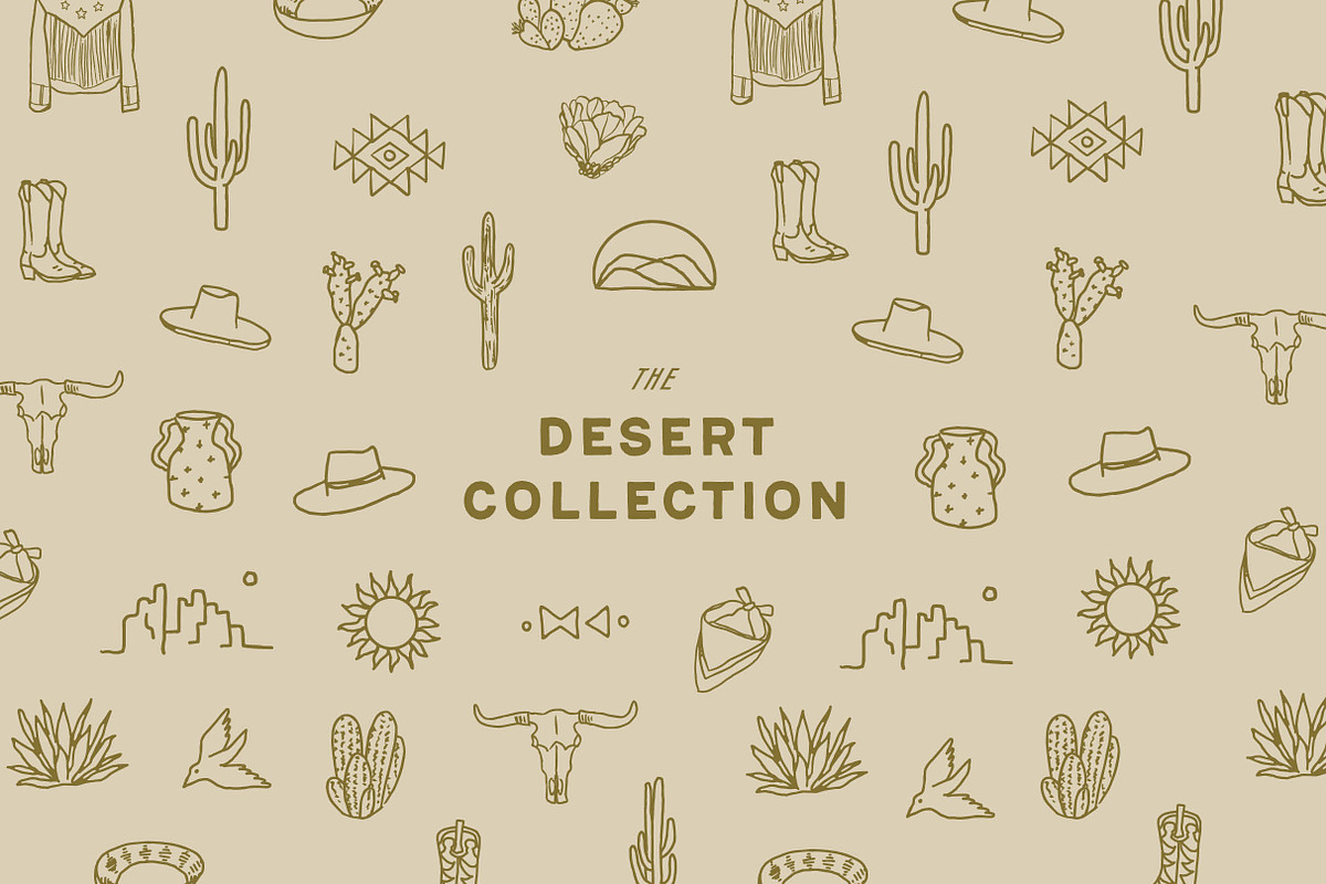 Desert Collection Illustration Pack, a Decorative Illustration by Brighten Made (Photo 1 of 5)