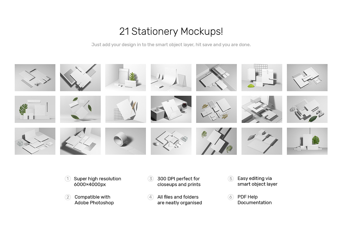 Stationery Mockups - Studio Scenes, a Product Mockup by Mr.Mockup™ (Photo 3 of 17)