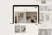 Squarespace Website Template Atelier, a Squarespace Template by Candor Templates (Thumbnail 4 of 14)