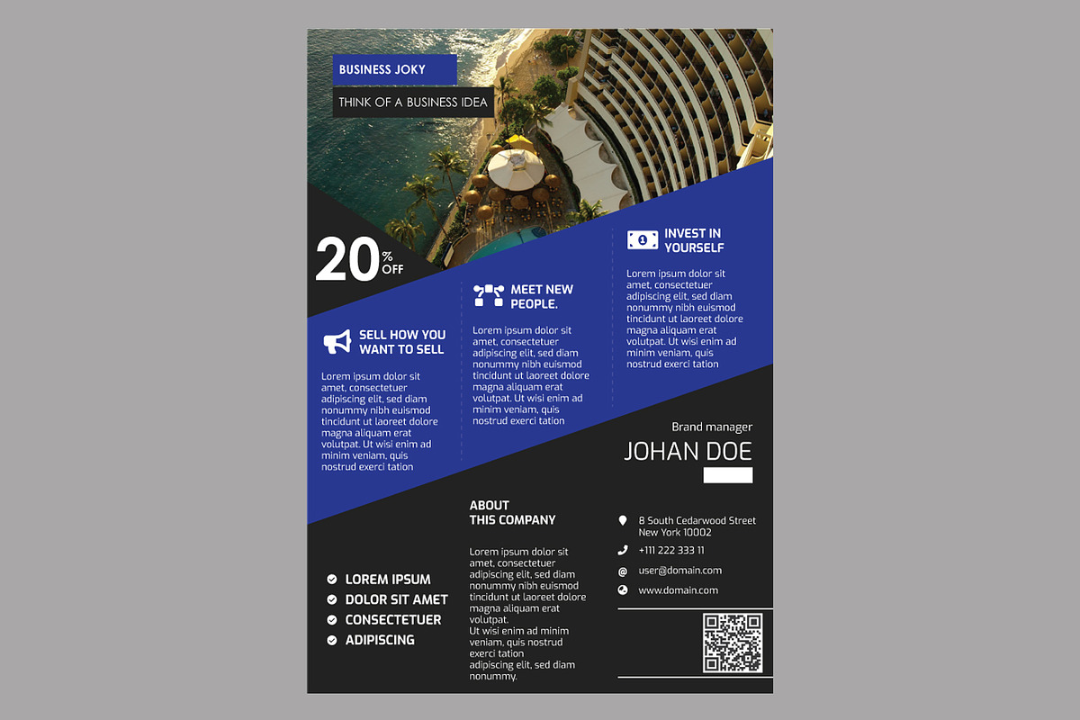 Corporate Business Flyer, a Flyer Template by PenciGraphics (Photo 2 of 2)