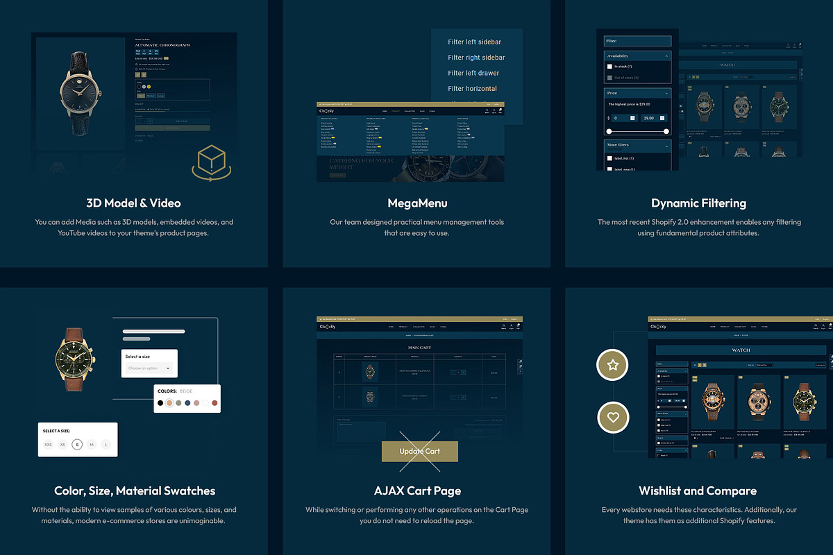 Watch | Shopify Theme, a Shopify Template by LogicGo Shopify Experts (Photo 6 of 7)