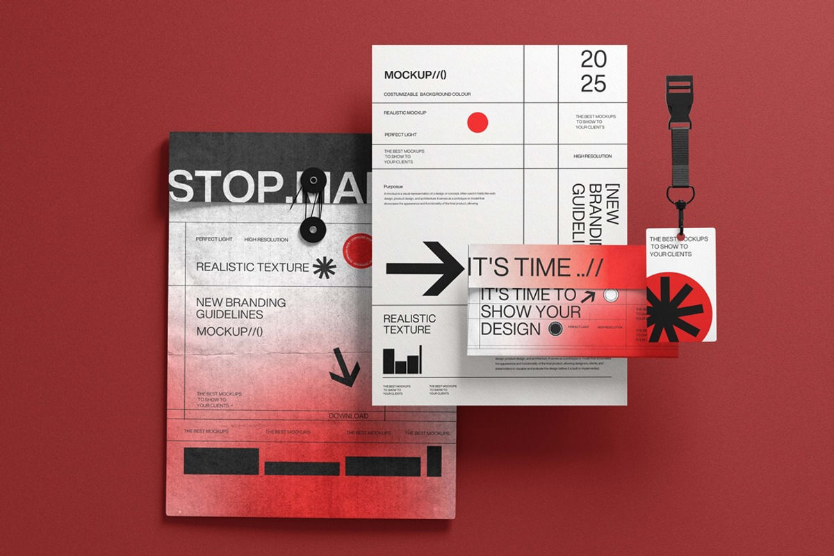 Modern Stationery Branding Mockup, an Advertising Mockup by East Gallery (Photo 3 of 15)