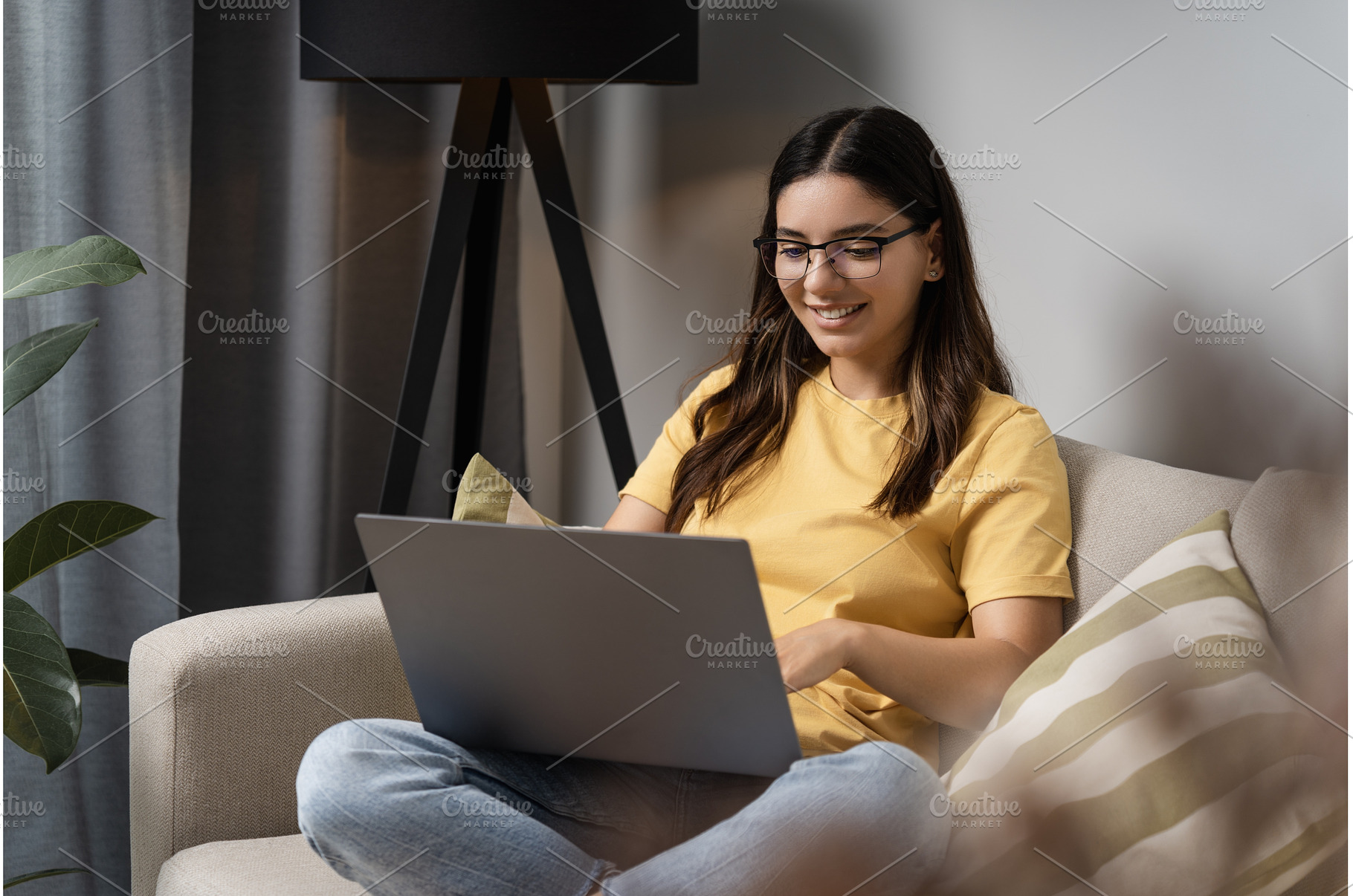 In soft weekend light, a woman on, a Person Photo by AD Stock Images