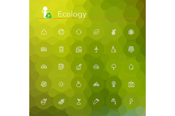 Ecology Line Icons