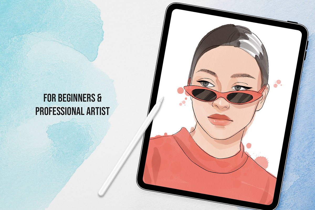 Procreate Colter Brush - Watercolor, a Brush Add-On by Nurmiftah (Photo 4 of 7)