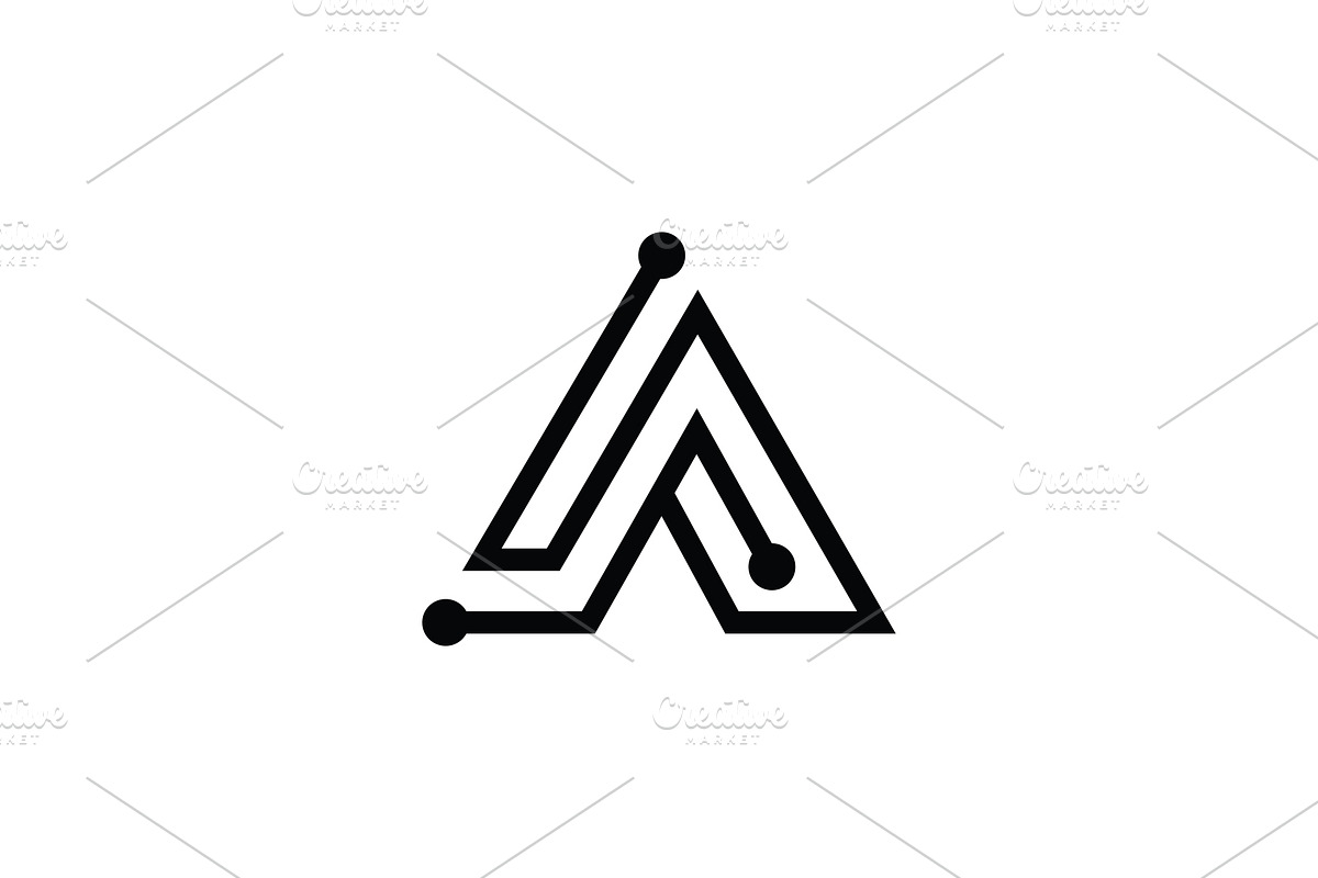 A Tech Logo, a Branding & Logo Template by Graphic_Maker_Bogura
