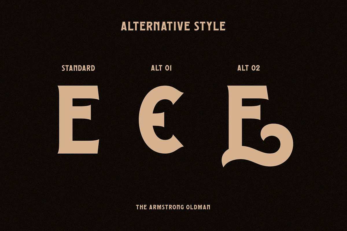 The Armstrong Oldman, a Font by ngene (Photo 6 of 7)