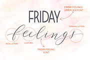 Friday feelings. Font Duo., a Script Font by Red Ink (Thumbnail 3 of 13)