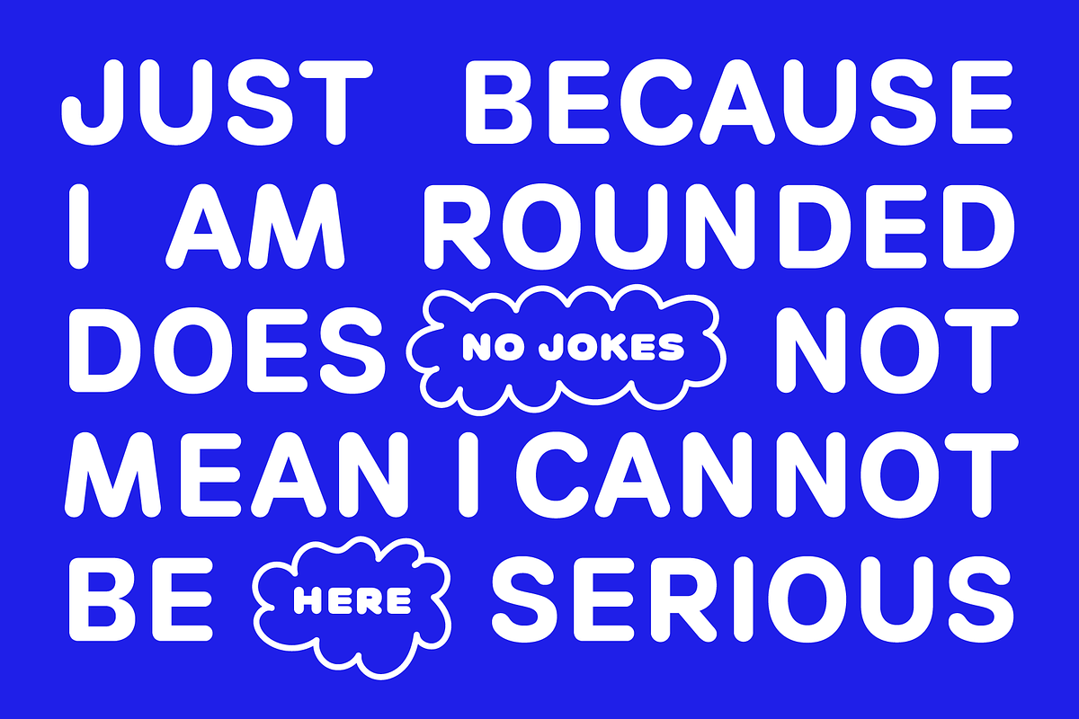 Phluff Variable Round Sans Font, a Sans Serif Font by That That Creative (Photo 7 of 17)