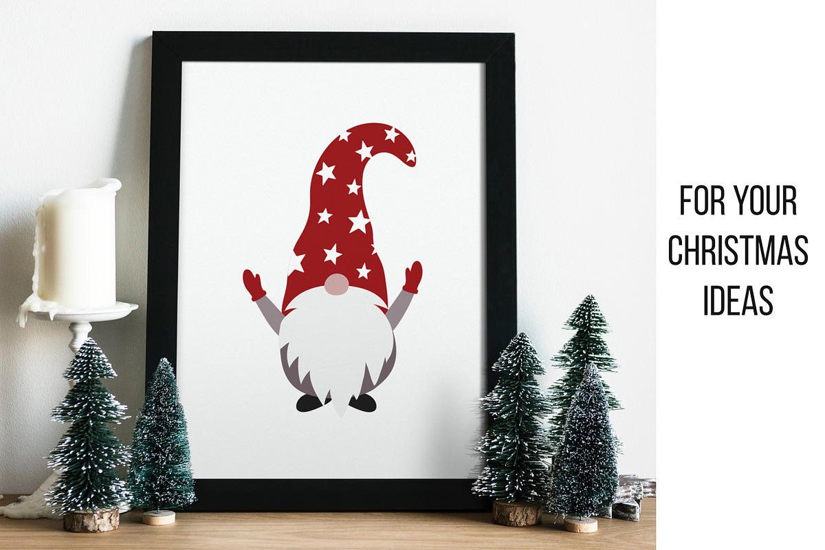 Christmas gnomes SVG, Scandinavian, an Illustration by Pine Design (Photo 2 of 4)