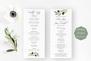 Greenery Wedding Invitation Suite, an Invitation Template by SunRayArtDesigns (Thumbnail 9 of 14)