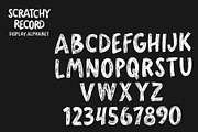 Scratchy Record Alphabet, an Illustration by Texture Pics (Thumbnail 2 of 3)