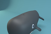 Cartoon Whale, an Animal 3D Model by XYZ Space (Thumbnail 4 of 9)