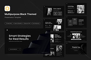 Multipurpose Black Themed Slides, a Presentation Template by Antstheme (Thumbnail 1 of 2)