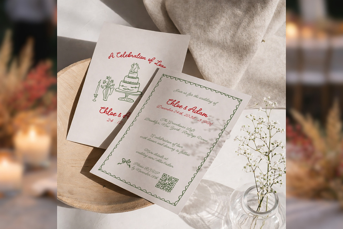 Wedding Invitation QR Code bd003, an Invitation Template by TyphoonStudio (Photo 6 of 8)