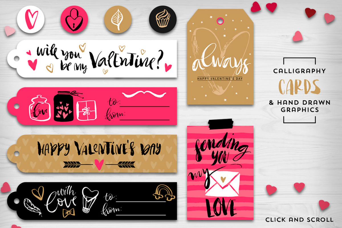 Valentine's day gift tags & overlays, an Object Graphic by kite-kit (Photo 2 of 5)