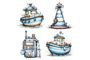 Whimsical Watercolor Police PNG, a Person Illustration by Nicolle's Colorful Art (Thumbnail 4 of 4)