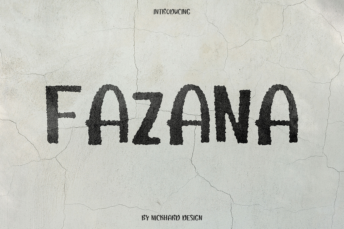 Fazana display font Disc 30%, a Font by Nickhard (Photo 2 of 6)