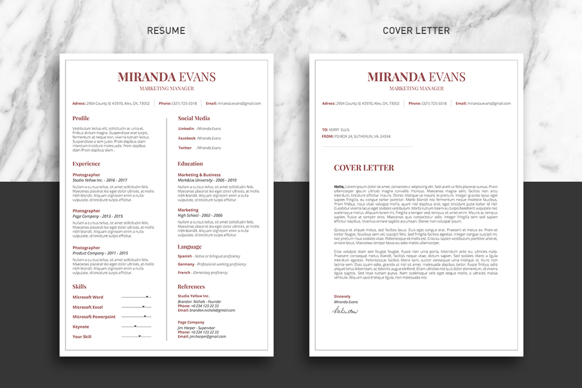 Colorful Polite Resume Template, a Resume Template by Big Zone Studio (Photo 4 of 7)