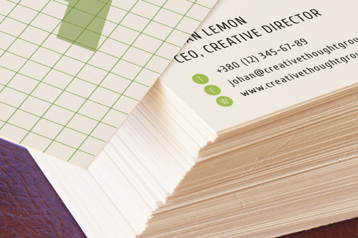 Photorealistic Business Card Mock-Up, a Background Graphic by CleanLines (Photo 2 of 5)