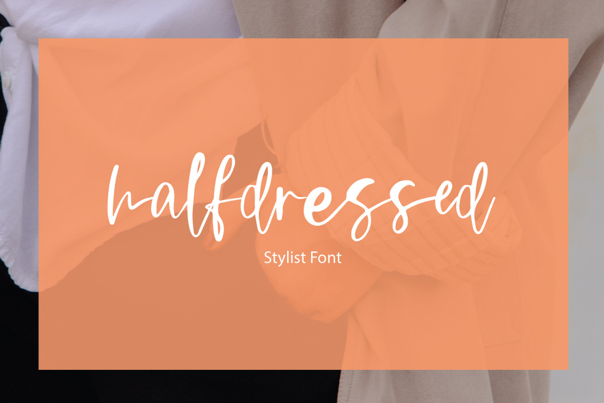 Halfdressed | stylist font preview 2