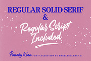 Peachy Keen Font Collection, a Font by ReveryWorks (Thumbnail 7 of 19)