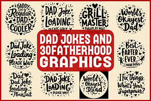 Dad Jokes and Fatherhood Graphics, an Object Graphic by yasushie