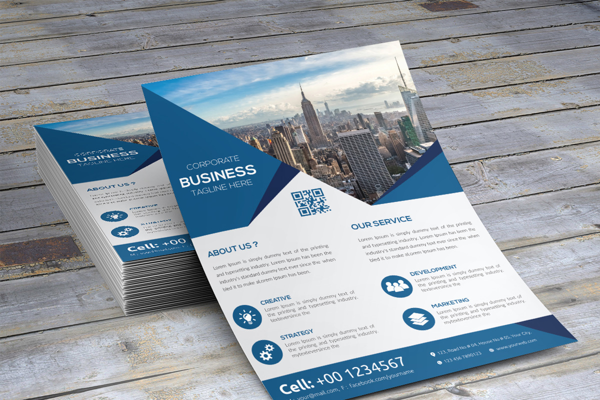 Corporate Flyer, a Flyer Template by themexriver (Photo 1 of 2)