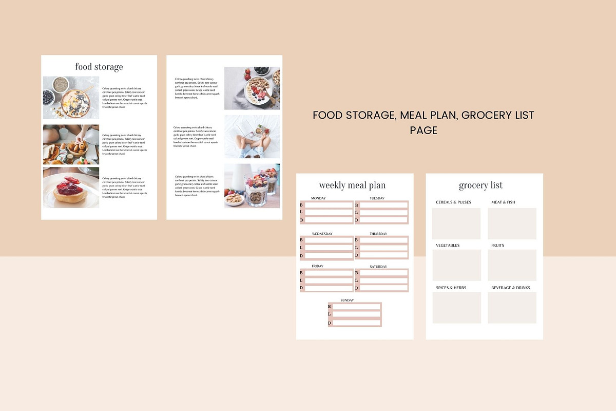 Recipe book Template Canva, a Magazine Template by Deepa Template Studio (Photo 11 of 13)