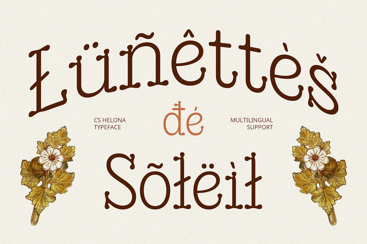 CS Helona – Decorative Font, a Serif Font by Craft Supply Co. (Photo 6 of 8)