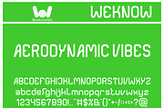 Air Attraction font, a Font by weknow (Thumbnail 3 of 8)