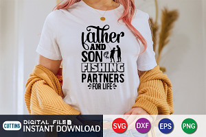 Father and Son Fishing Partners for