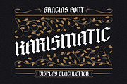 Gracias | Blackletter Font, a Blackletter Font by Pentagonistudio (Thumbnail 5 of 10)