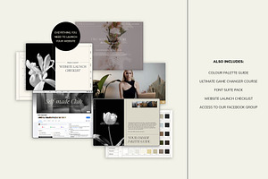 Trendy Showit Website Template