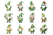 Green Christmas Gnome Steal, an Illustration by Design Market (Thumbnail 2 of 3)