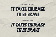 Blockbitte - Bold Display, a Sans Serif Font by Indotype Foundry (Thumbnail 4 of 10)