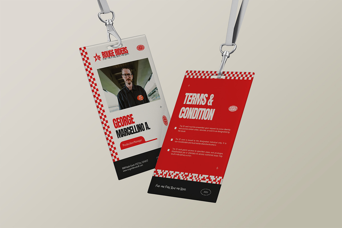 Rouge Riders - ID Card, a Print Template by StreaksideStd (Photo 2 of 3)