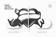 Stipple Dot Work Effects Pack, a Layer Style Add-On by Creative Veila (Thumbnail 5 of 8)