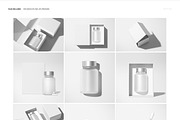 Beauty Capsules Cosmetics Box Mockup, a Packaging Mockup by creatsy5 (Thumbnail 2 of 11)