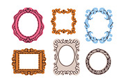 Vintage picture frames, borders set, an Object Illustration by Good Studio (Thumbnail 2 of 16)