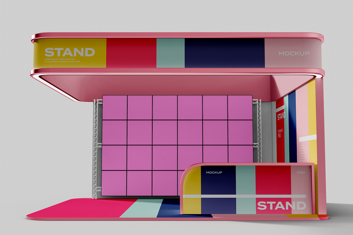 Promotion Stand Mockup, an Advertising Mockup by Xtrahive