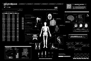 Futuristic Medical HUD Pack, an Object Graphic by SergeyBitos (Thumbnail 2 of 6)